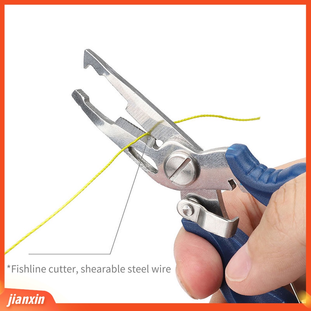 (In Stock) Tang Angling Fleksibel Tang Pemikat Musim Semi Reset Otomatis Bahan Stainless Steel Tahan Aus Untuk Memancing