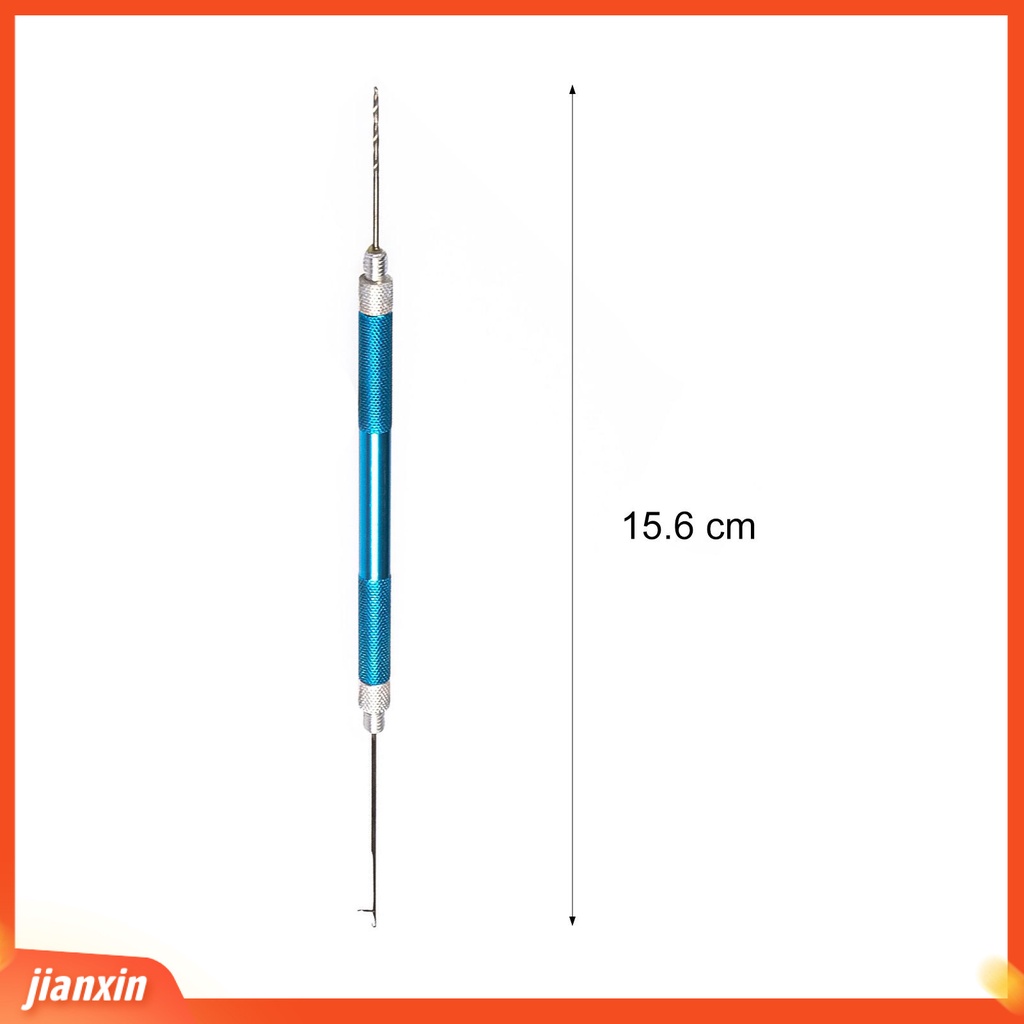 (In Stock) Jarum Umpan Pancing Multicolor Dapat Diputar Bahan Aluminium Alloy Dengan Bor Splicing Making Needle Untuk Memancing