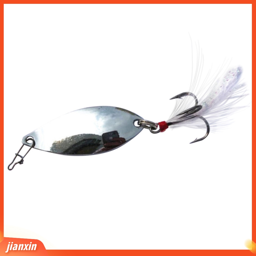 (In Stock) 4.5 cm Logam Mini Memancing Buatan Sendok Umpan Wobbler Ikan Renang Umpan Tackle