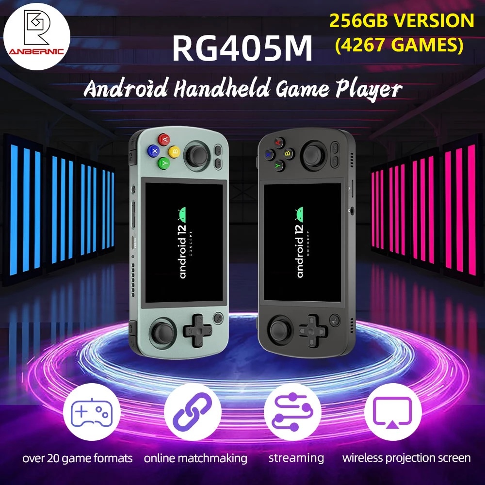 ANBERNIC RG405M 256GB - Dual Mode Emulator Retro Game Handheld Console