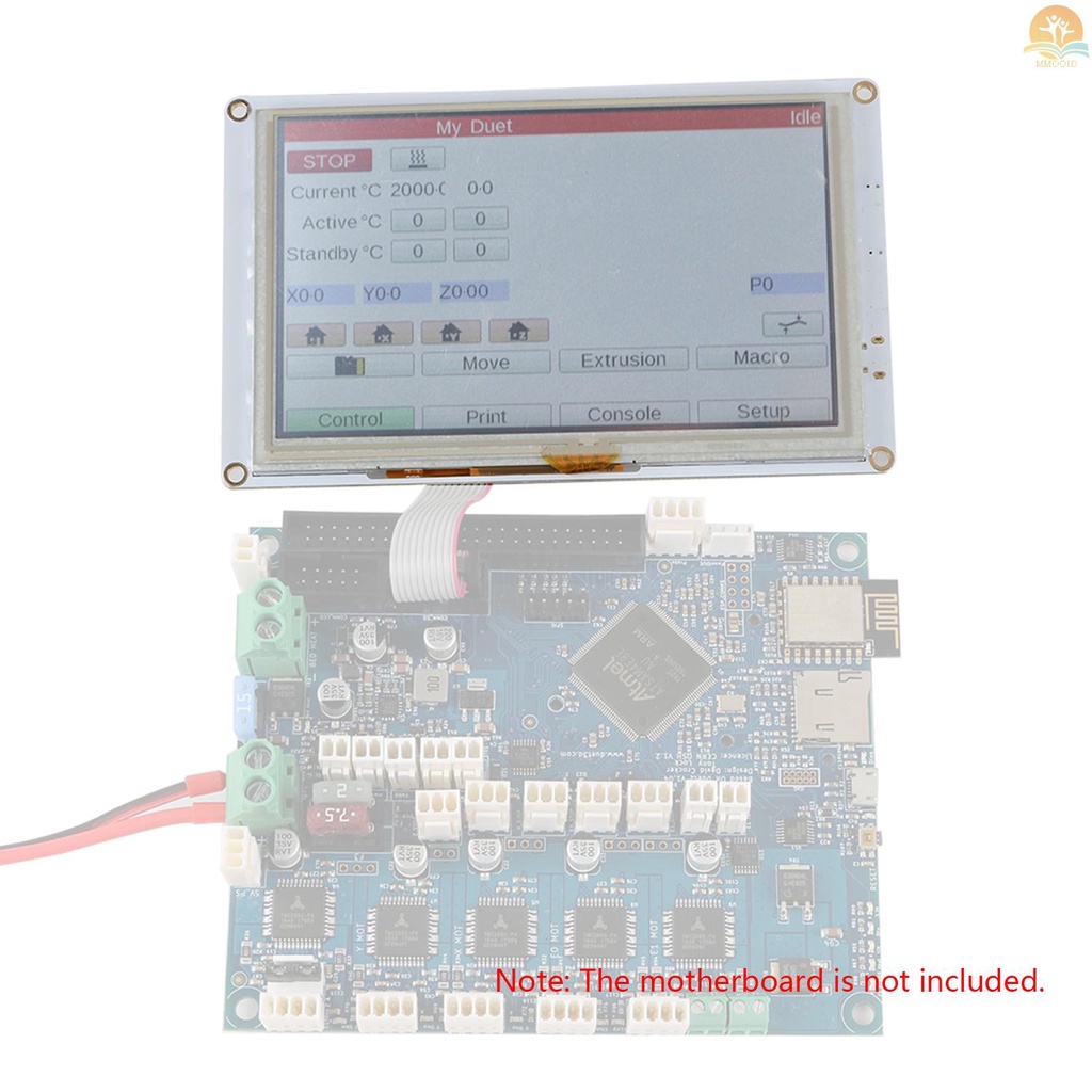 In Stock 5inch Paneldue 5i Terintegrasi Paneldue Color LCD Display TouchScreen Controller Kompatibel Dengan DuetWifi Duet 2d Bagian Printer 3D Eterna