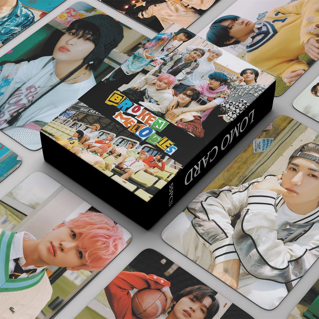 55pcs /box NCT DREAM Album Pecah Melodies Photocards Kartu Lomo Nctdream Kpop Collection