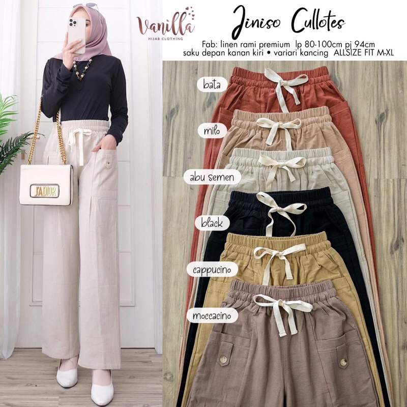 JINISO CULLOTES ori VANILLA