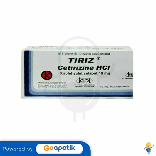 Tiriz 10 Mg Box 30 Tablet