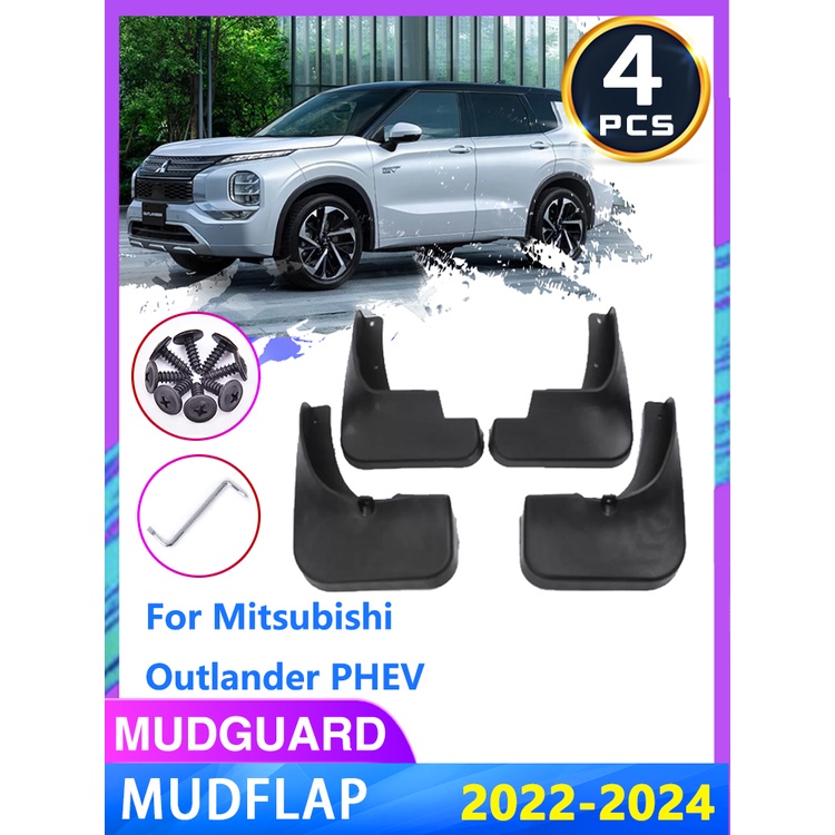 Mudguards Mobil Cocok Untuk Mitsubishi Outlander PHEV GM GN ZM 2022 2023 2024 Mudflap Fender Mud Flaps Guard Splash Aksesoris Mobil