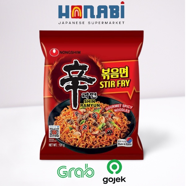 

Nongshim Shin Ramyun Stir Fry Spicy Noodle 131g - Mie Pedas Goreng Made In Korea