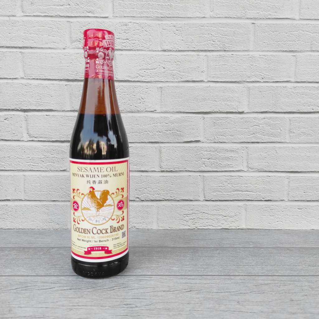 

Golden Cock Sesame Oil 100% 315ml Minyak Wijen Murni 100%