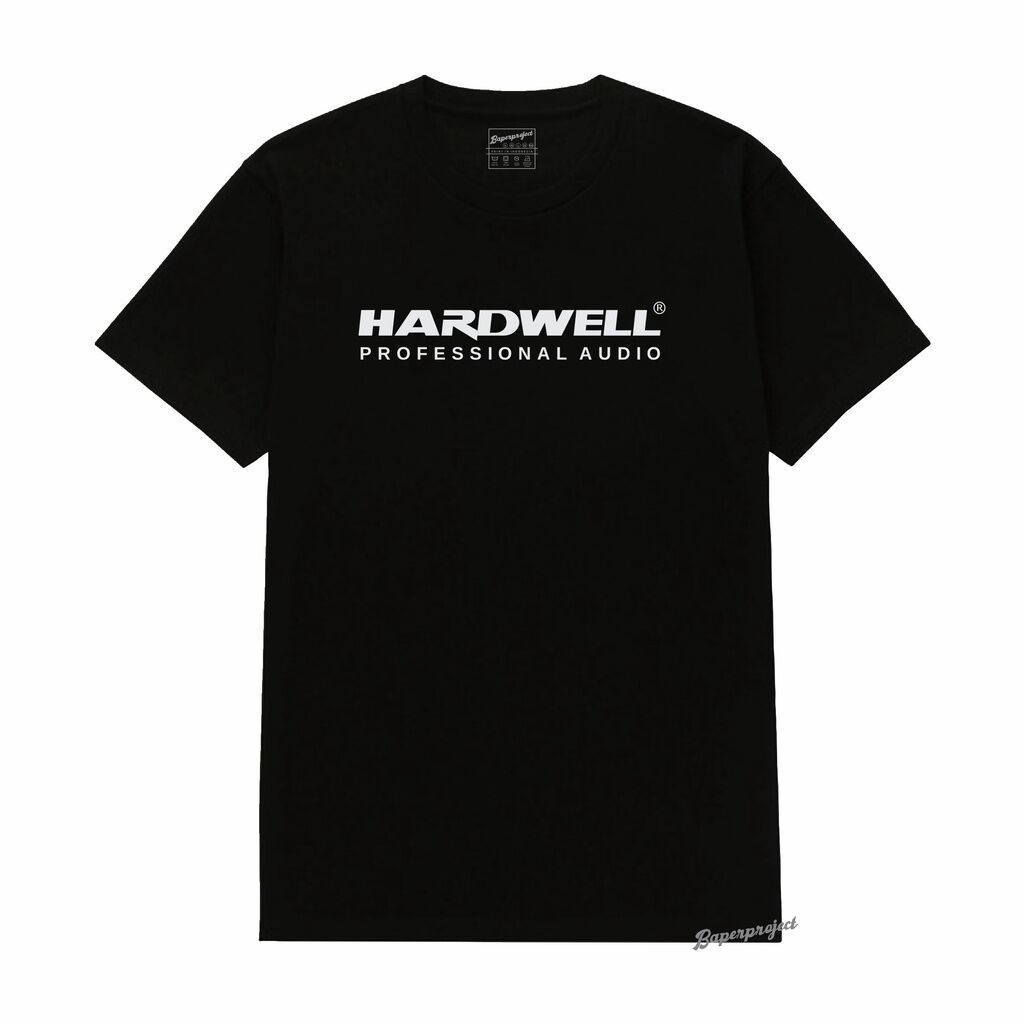 Kaos T-Shirt Baju HARDWELL  PROFESSIONAL AUDIO/ Kaos HARDWELL / KAOS AUDIO / KAOS SOUND SYSTEM