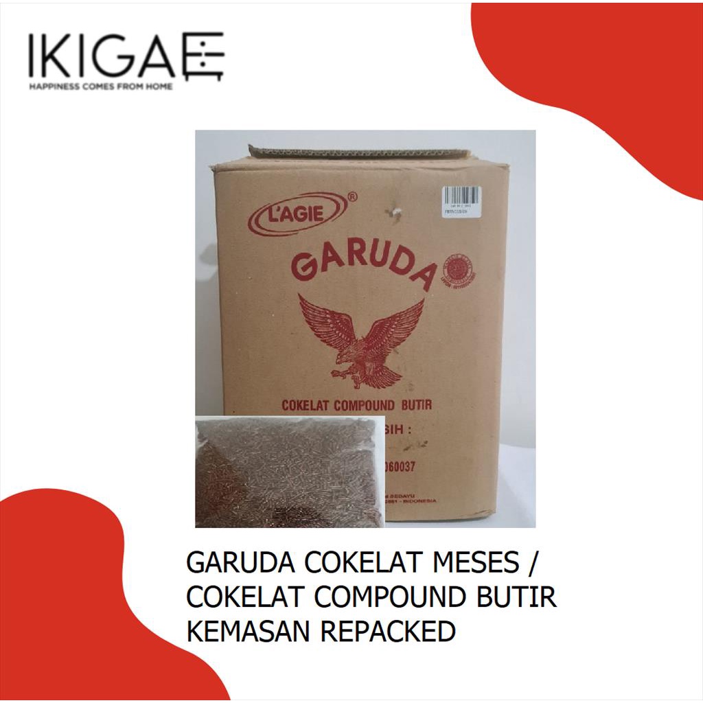

GARUDA COKELAT COMPOND BUTIR / MESES KEMASAN REPACKED MERAH