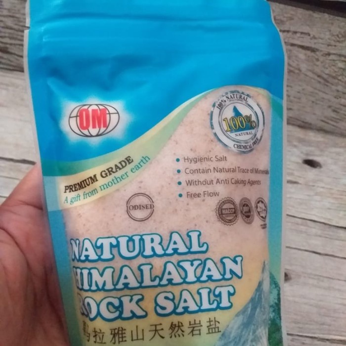 

✨Ready Stok✨ - Natural Pink Himalayan Rock Salt Fine 500gr- 1.2.23