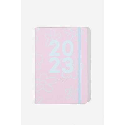 

✨BISA COD✨ -Daily Weekly Planner 2023 Diary A5 A6 Agenda Jurnal Harian Mingguan - floral pink blu, Weekly a5