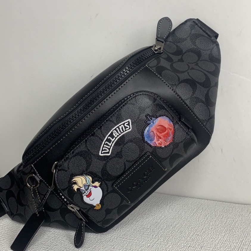 Coach x Disney Track Belt Bag in Signature Canva