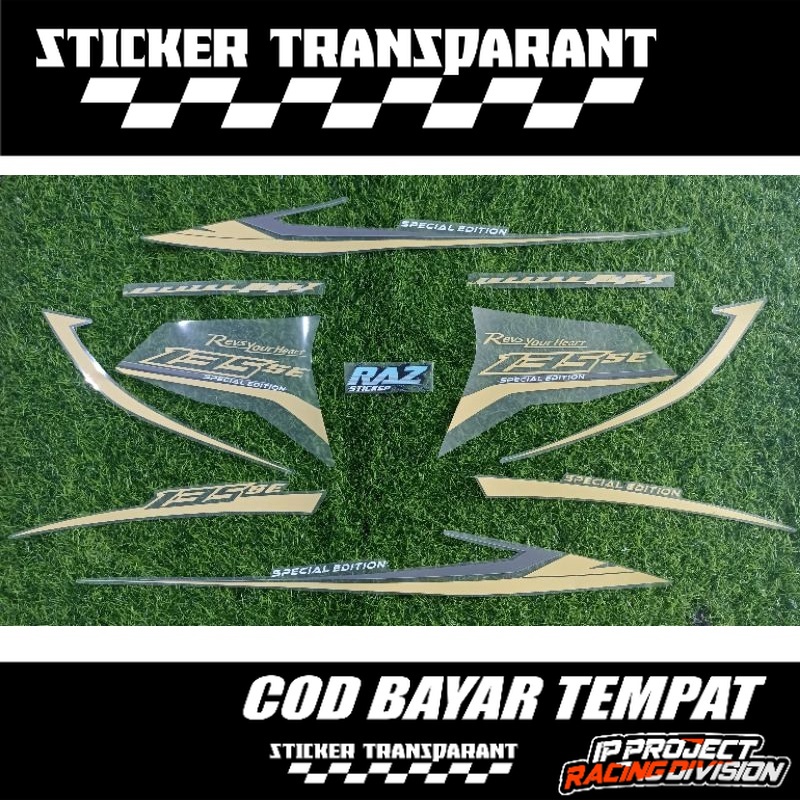 STRIPING TRANSPARANT MX KING NEW 135 GOLD VIRAL IP PROJECT