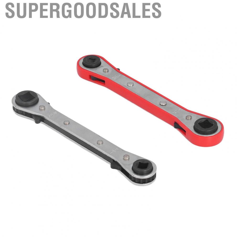 Supergoodsales 2Pcs Ratchet Wrench Double Ended High Carbon Steel Tool Kit For