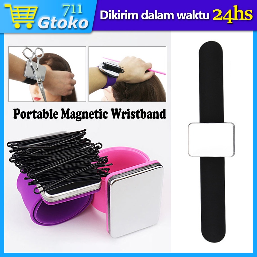 Gelang Magnet Tukang / Gelang Sabuk Magnet / Gelang Mixing Palette Untuk Jarum Jepit Peniti Mixing P