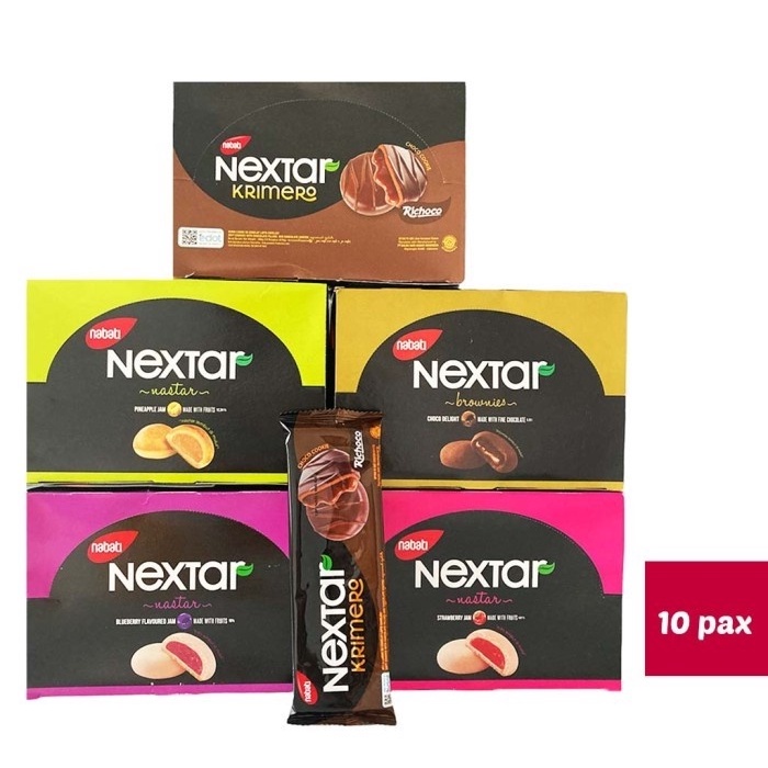 

Biskuit Nextar Nabati Brownies Cokelat Nanas Coklat Pineapple 340gr ORIGINAL