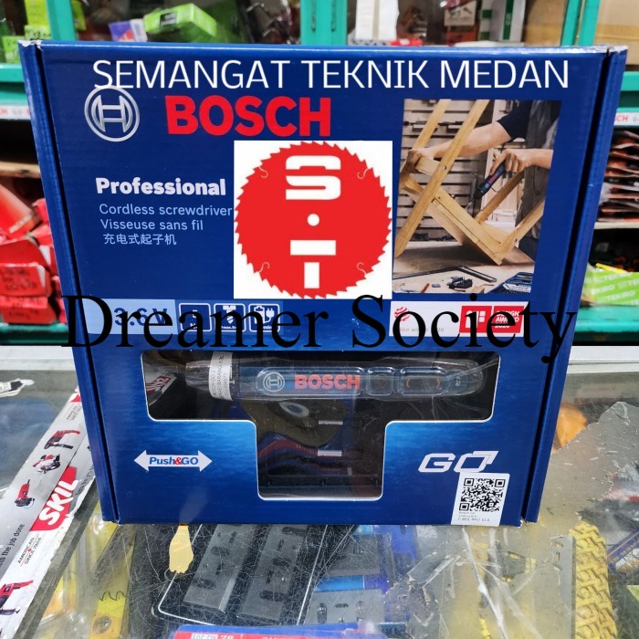 Berkualitas OBENG BATERAI MINI CORDLESS SCREWDRIVER 3,6V BOSCH GEN 2 GO GEN2 USB ASN542