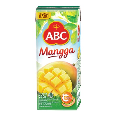 

Paket ABC Jus Mangga 250 ml x 4 pcs