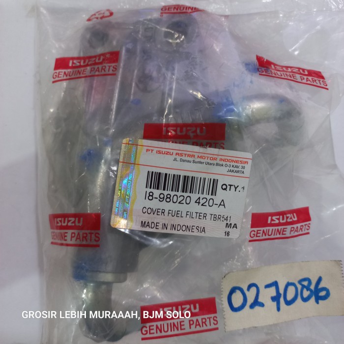 BODY FUEL FILTER PANTHER TUTUP FILTER SOLAR PANTHER 2.5 ISUZU GENUINE