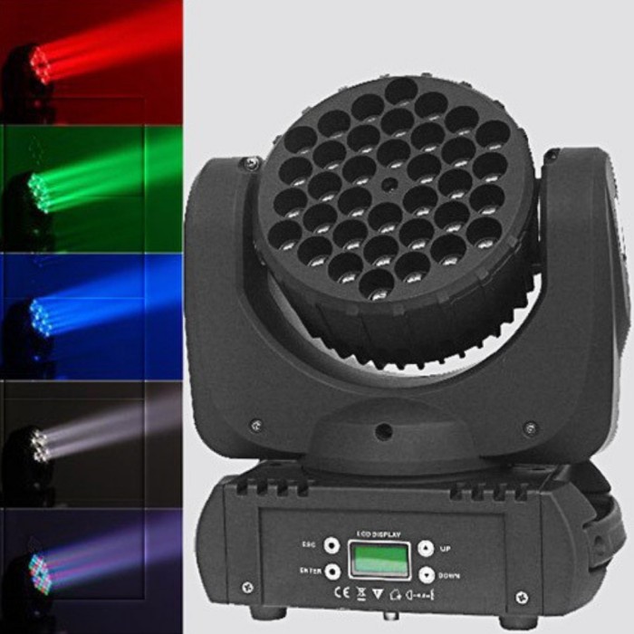 LED Beam moving head 36x3 Watt RGB fullcolor