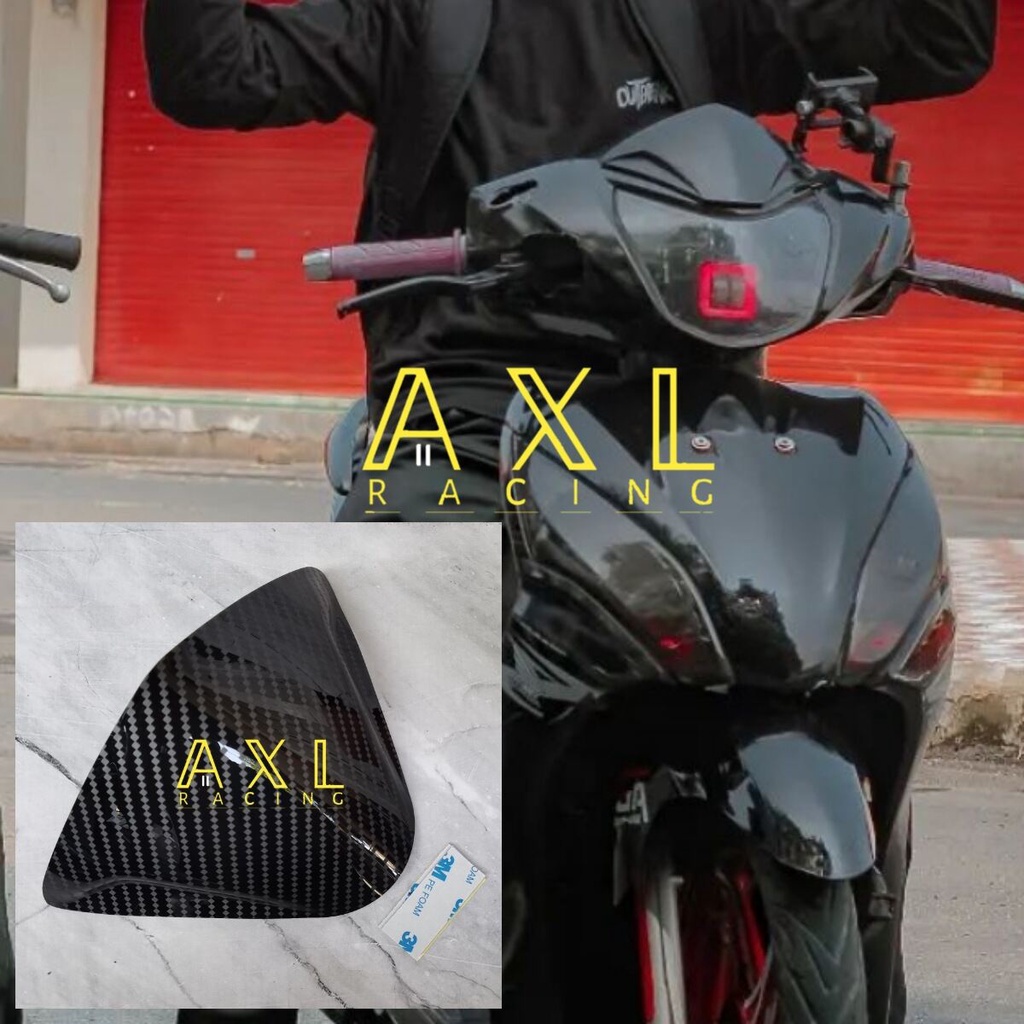 TERBARU VISOR CARBON HONDA SPACY WINDSHIELD HONDA SPACY CARBON