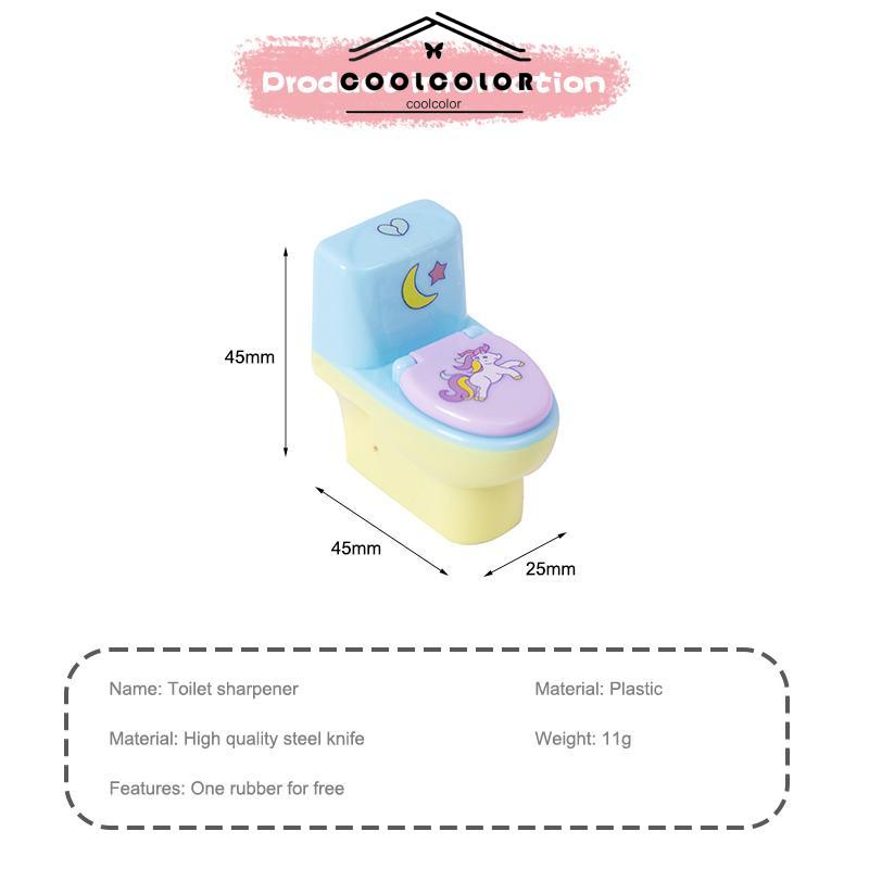 

COD❤️Rautan Pensil Desain Toilet Kreatif Rautan Pensil Seri Hewan Kartu- cl