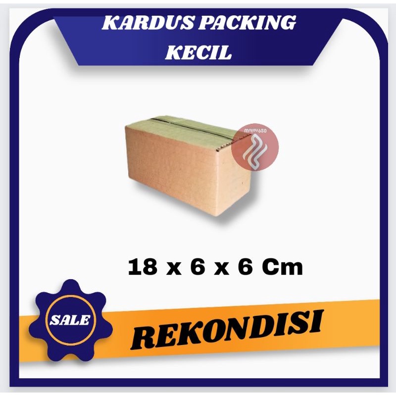 

KARDUS PACKING/KARTON/BOX UKURAN 18 x 6 x 6 Cm