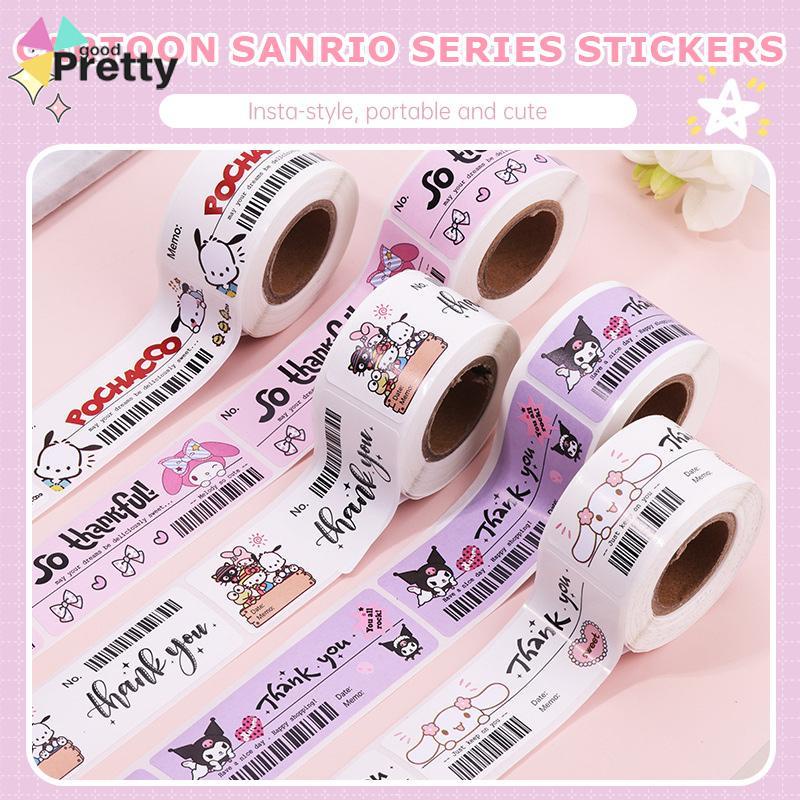 

Stiker gulung kartun Sanrio stiker segel lucu dengan gaya - PD