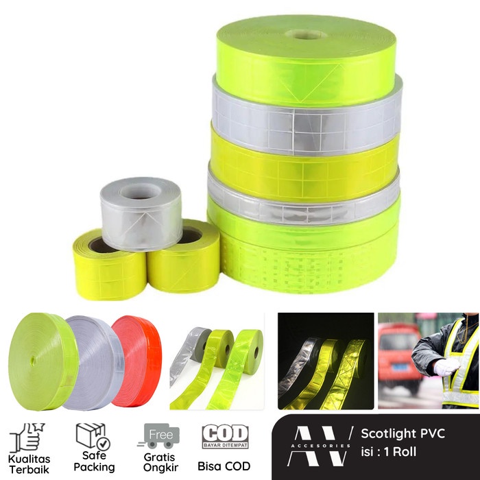 AVACC Skotlet PVC Scotlight Reflector Band Terang Murah