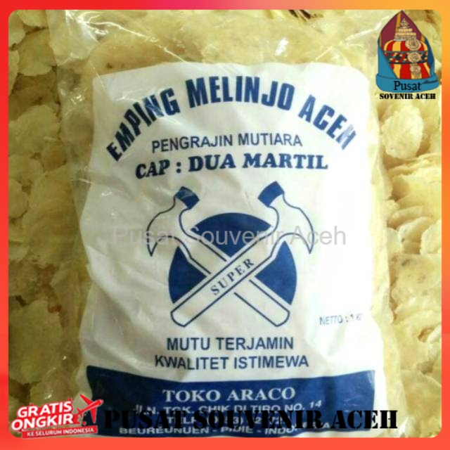 

Emping Melinjo Aceh CAP 2 MARTIL 1 KG | EMPING ASLI ARACO PIDIE ACEH Gratis Bubble Wrap dan Kardus