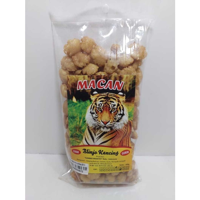 

CAP MACAN BELINJO KANCING MANIS 200GR