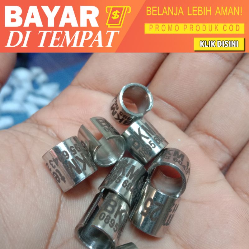 RING MERPATI BAJA LASER BELAH