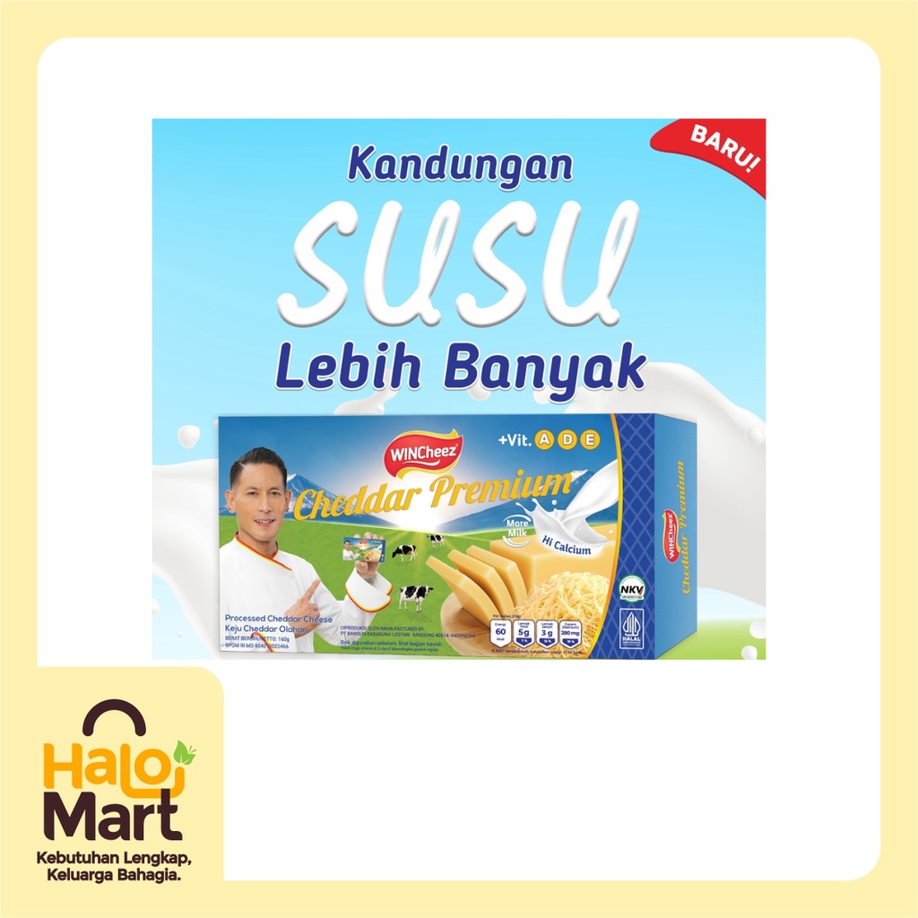 

WINCHEEZ CHEDDAR PREMIUM 160GR