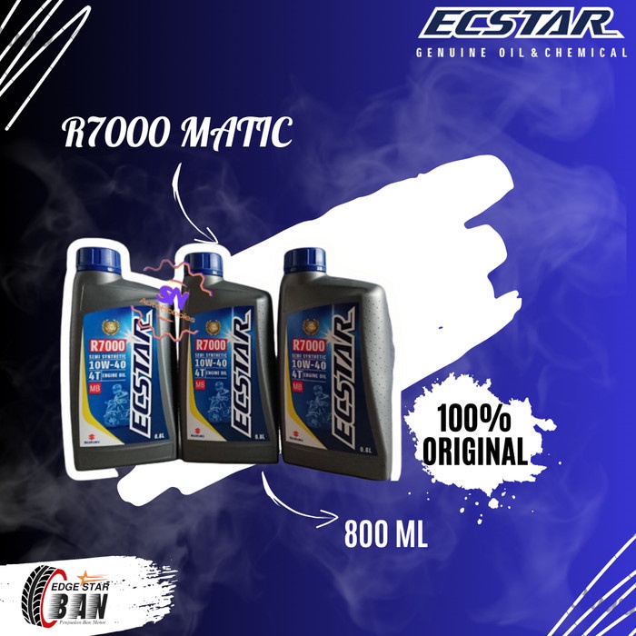 OLI SGO ECSTAR R7000 10W/40-OLI MESIN SGO ECSTAR MATIC R7000 800ml