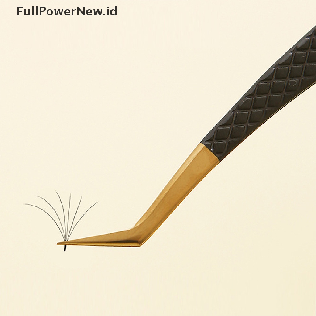 Power 1pcs Pinset Bulu Mata Anti Statis Profesional Pincet Eyelash Extension Tweezer ID