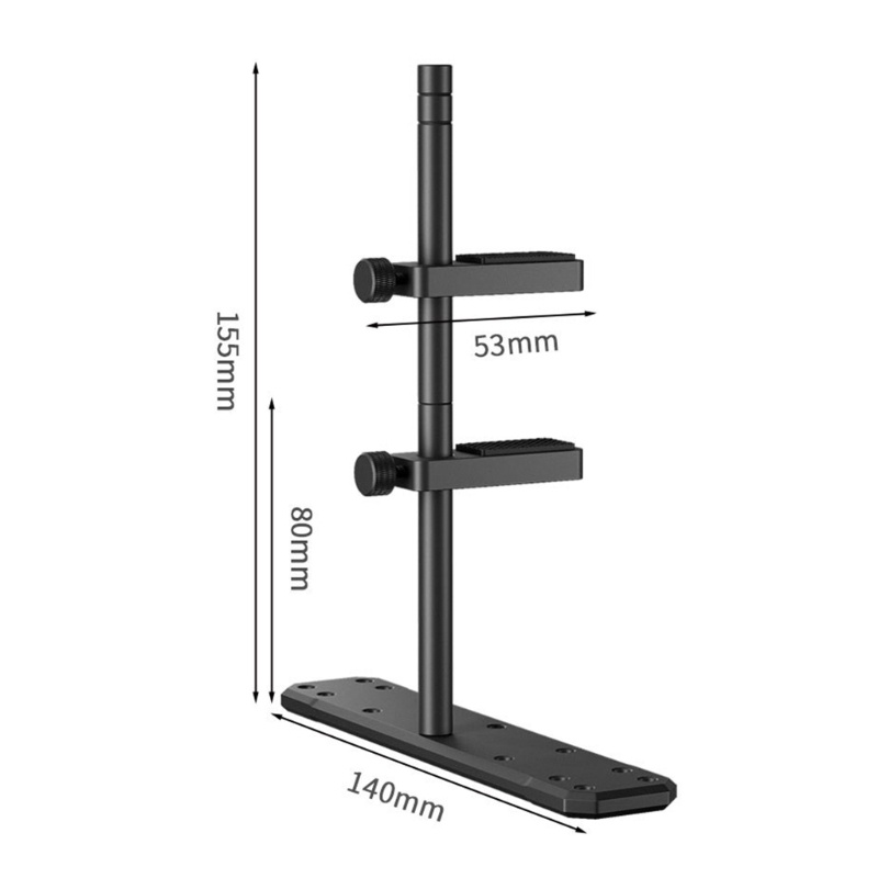 Zzz Braket Holder Kartu Grafis Aluminium Braket Penyesuaian Vertikal Horizontal