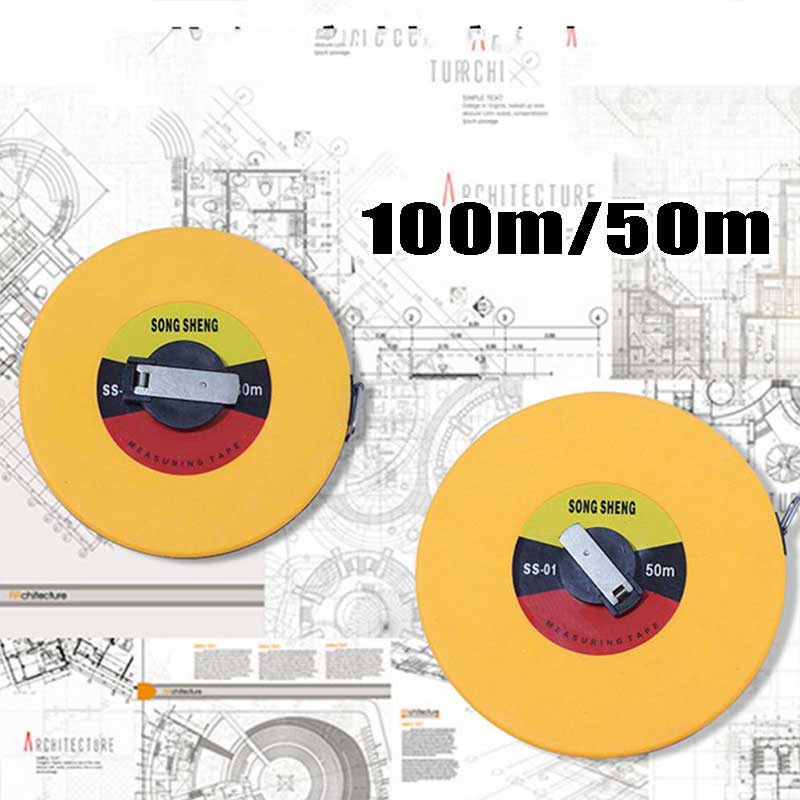 Meteran Fiber Meteran Roll Kain 50 100 Meter