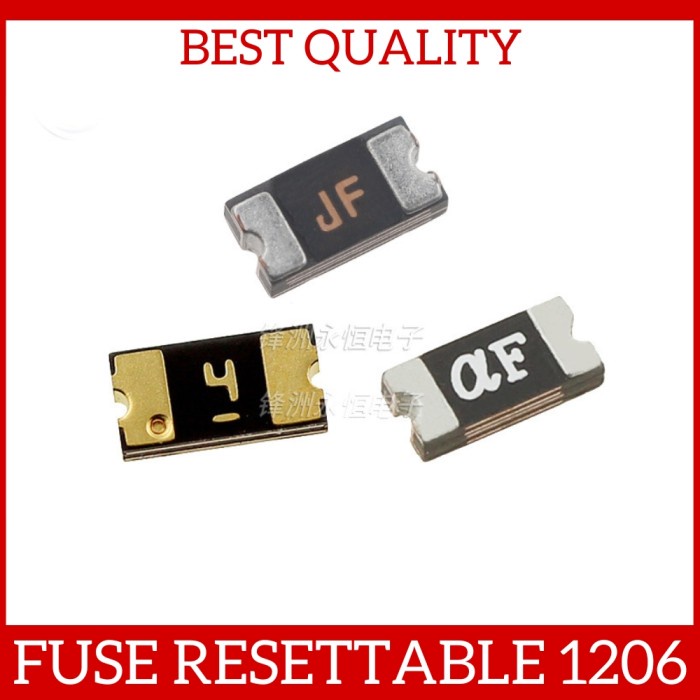 SMD 1206 Resettable Fuse PPTC Poly Switch Self Recovery 0.5 1 2 A