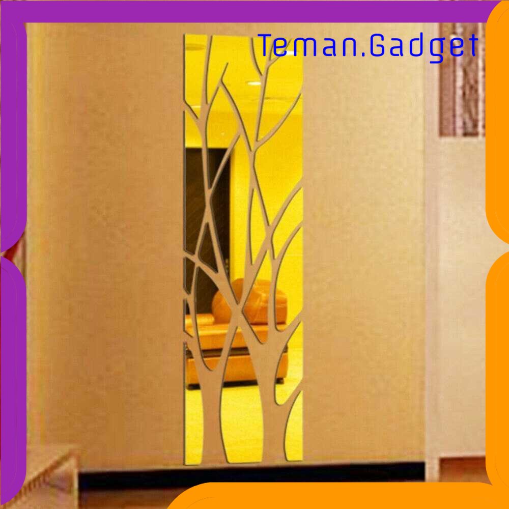TG -  ART SOLEDI Sticker Cermin Dekorasi Dinding 3D Acrylic 1000 x 280 mm - SL100