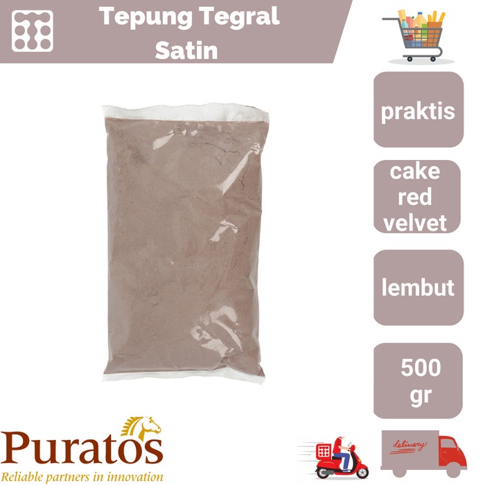 

COD- Tepung Tegral Satin Red Velvet 500 Gr