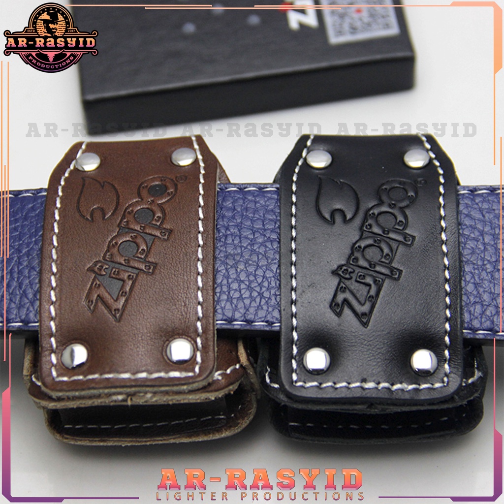 TERBARU! Tempat Sarung Kulit Zippo Classic Leather Case BISA COD!