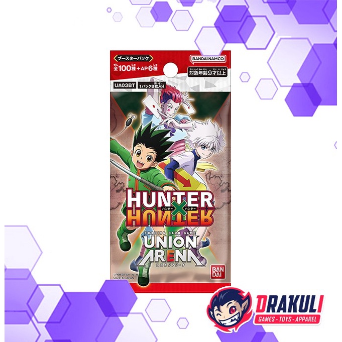 TCG Union Arena Hunter X Hunter Card Booster Pack UA03BT