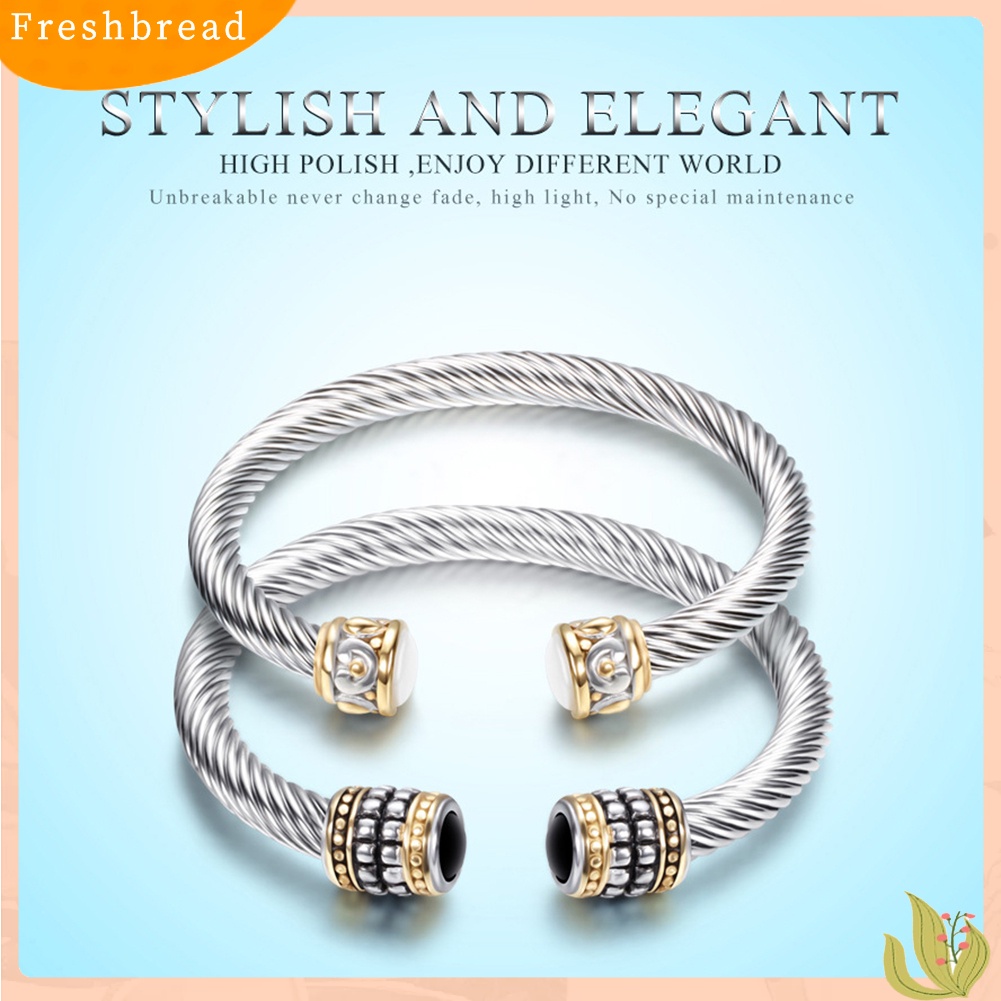 &lt; Freshbread &gt; Wanita Vintage Semi Berlian Imitasi Alloy Gelang Tangan Rantai Gelang Bangle Perhiasan Hadiah