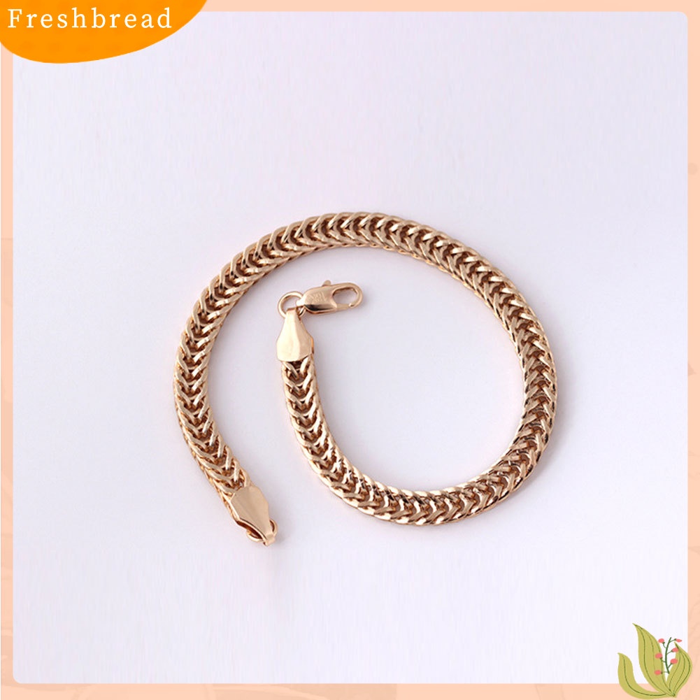 &lt; Freshbread &gt; Nightclub Pria Wanita Alloy Rantai Pasangan Hadiah Gelang Bangle Persahabatan Perhiasan