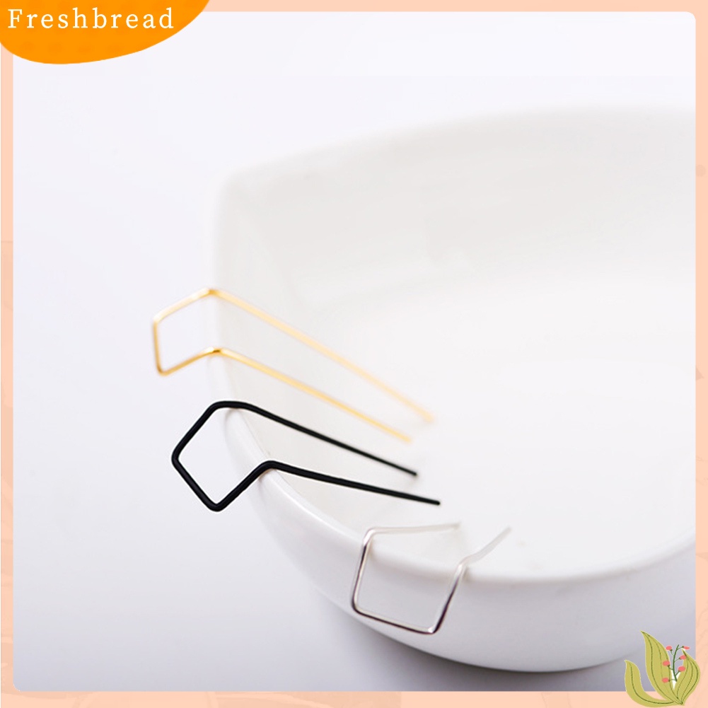 &lt; Freshbread &gt; 1Pc Double Bar Anting Geometris Sederhana Fashion Wanita Pesta Perjamuan Perhiasan