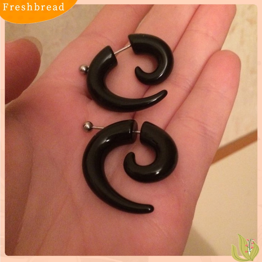 &lt; Freshbread &gt; 1Pc Unisex Spiral Ear Plug Tandu Pengukur Terowongan Daging Tindik Perhiasan Hadiah