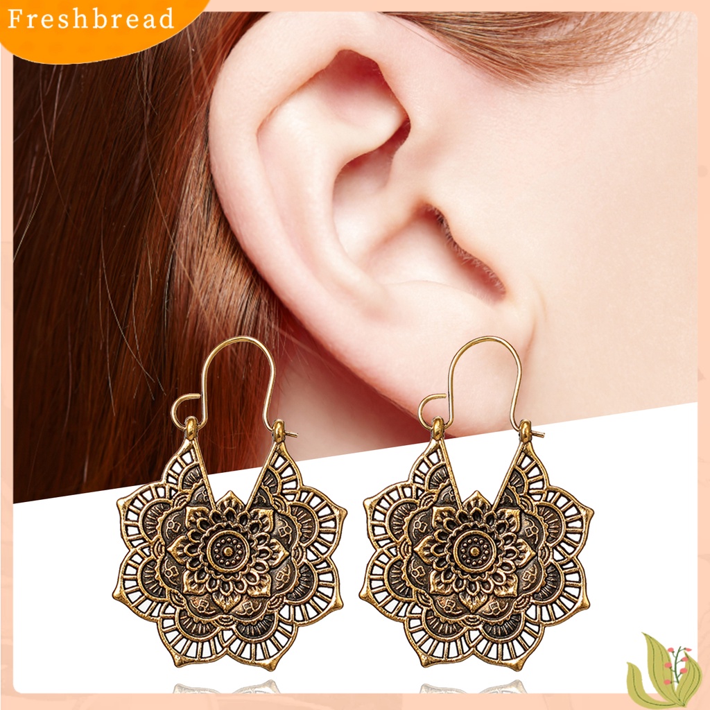 &lt; Freshbread &gt; Anting Gantung Bahan Alloy Tahan Aus Anting Menjuntai Desain Unik Untuk Pesta