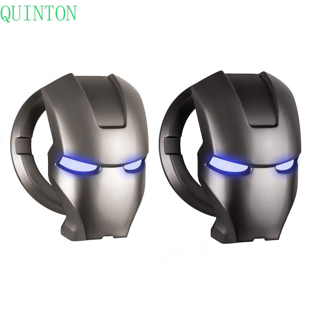 QUINTON Convenient Protective Cover Creativity Car Switch Button Cover Engine Ignition Start Stop Button Car Accessories Interior Parts Decoration Sticker Switches Parts High Quality Car Interior Iron Man/Multicolor