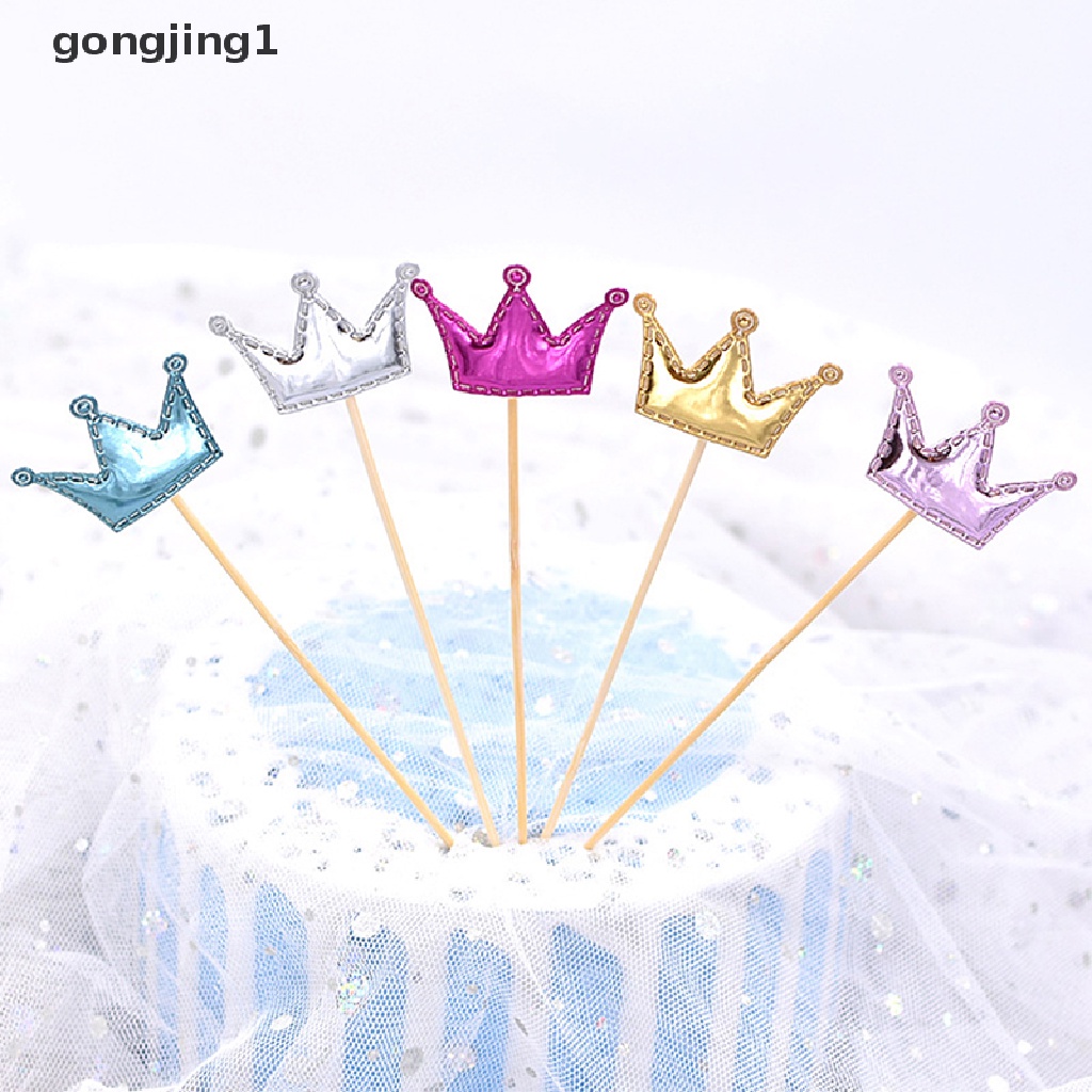 Ggg 50PCS Hiasan Cupcake Bintang Hati Mini Topper Kue Ulang Tahun Decorag Picks ID