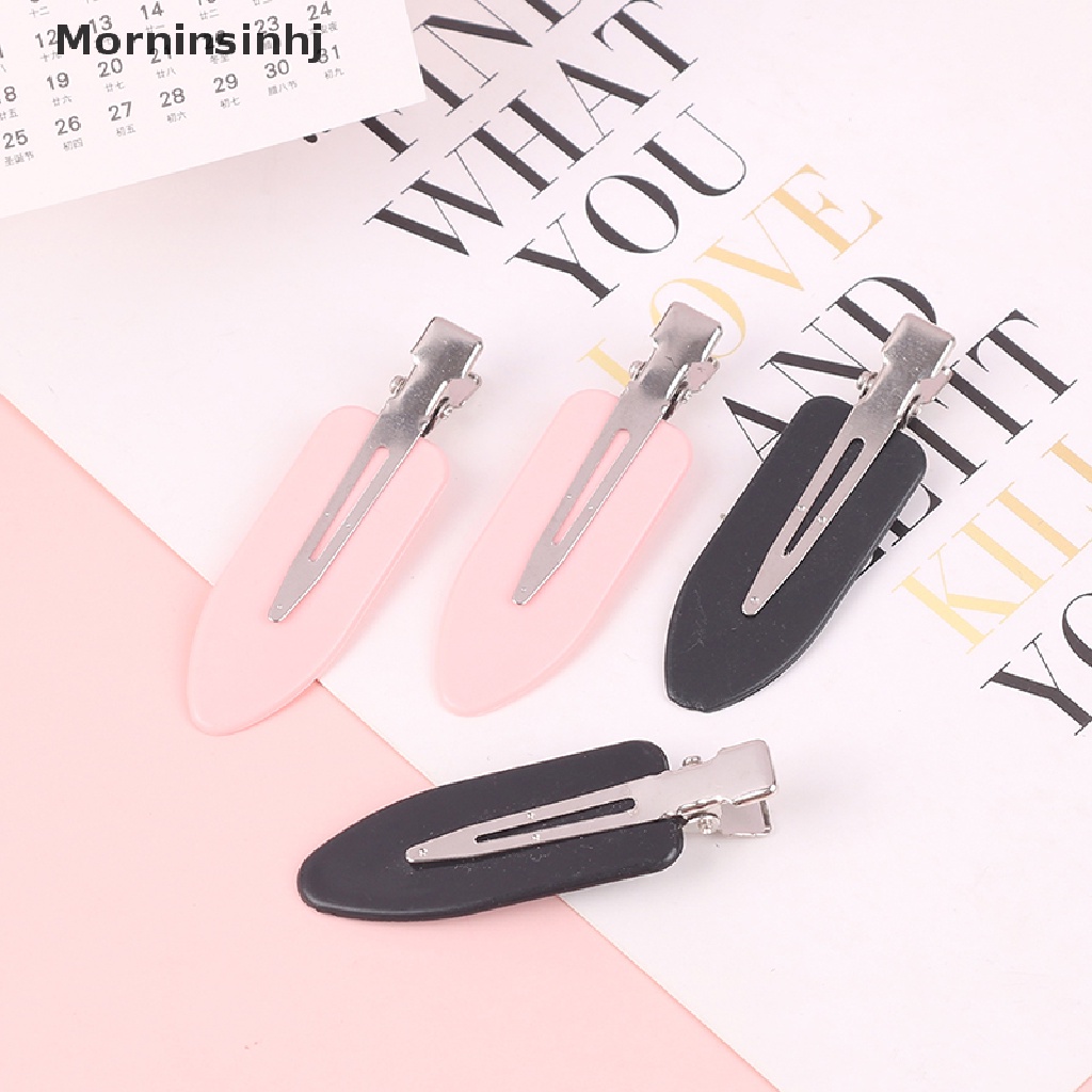 Mornin 10pcs/set Tanpa Tekuk Seamless Jepit Rambut Makeup Clip Cuci Aksesoris Wajah id